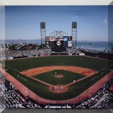 C03. AT&T Park photo on canvas.
